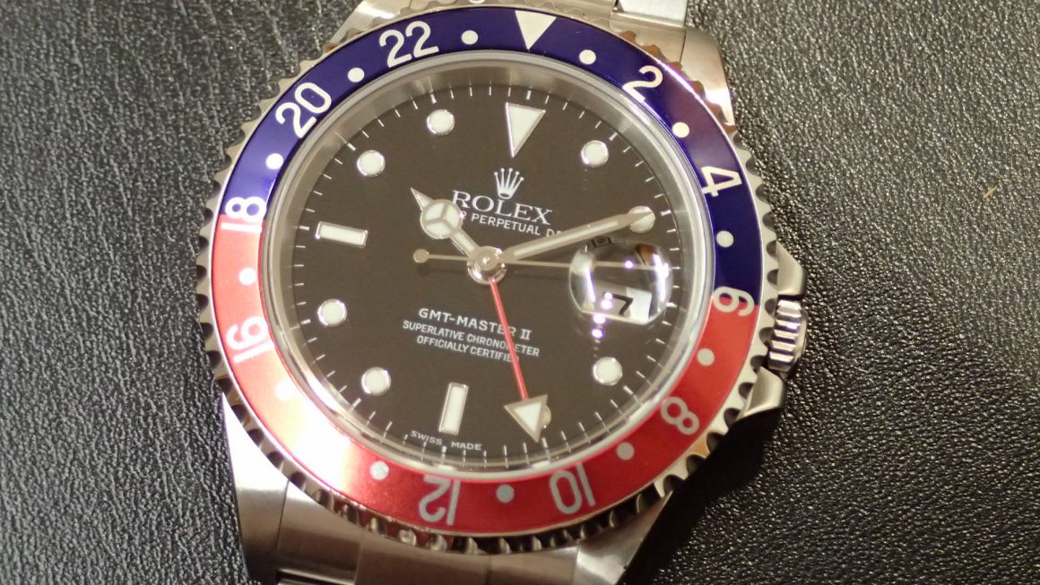 人気のペプシカラー　GMT-MASTER II　Ref.16710　赤青ベゼル