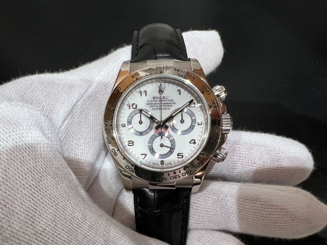 無金利キャンペーン実施中！　Ref.116519 ホワイトアラビア入荷しました！