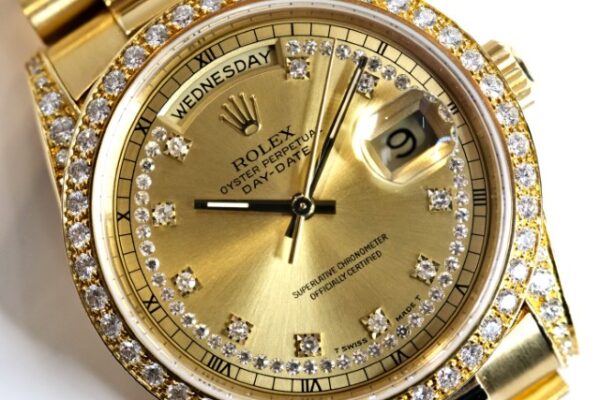 シャンパンストリングダイヤモンドダイヤル Ref.18388LB